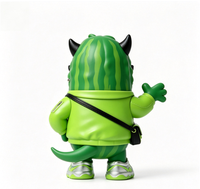 Figurine de collection personnalisée en PVC et ABS, motif Monstre Pastèque, jouet boîte mystère à ouverture aléatoire, fabriqué en usine en Chine, personnalisable pour la vente en gros aux marques