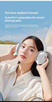 Headphone Terlaris dengan Peredam Kebisingan Aktif (ANC), Estetika Menarik, Tanpa Kebocoran Suara, Cocok untuk Olahraga