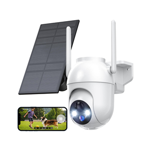Caméra Wifi 5MP avec support de panneau solaire, vision nocturne couleur, caméra extérieure étanche IP65, usine chinoise à Shenzhen - Product Image 5