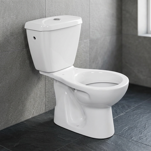 ชุดสุขภัณฑ์แบบสองชิ้น เซรามิก พร้อมระบบ P-Trap แบบ Washdown ระบบ Dual Flush แบบติดตั้งบนพื้น - Product Image 1
