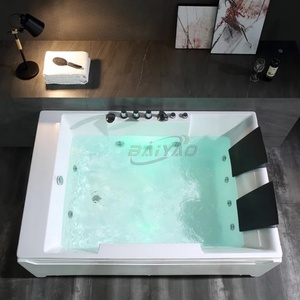 Bañera de Hidromasaje BAIYAO <span class=keywords><strong>para</strong></span> 2 Personas, <span class=keywords><strong>Jacuzzi</strong></span> Interior con Motor Eléctrico de 1 HP, Bomba de Agua con Certificación CE, Bañera de Hidromasaje <span class=keywords><strong>para</strong></span> Hotel - Product Image 4