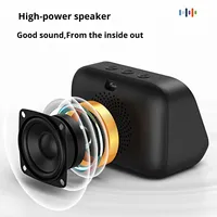 Pintar AI lintas batas untuk Speaker nirkabel RGB, bertenaga baterai jam pintar tampilan tinggi, kendali jarak jauh, suara bagus