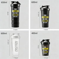 Bouteille de shaker de protéines pour le sport et la remise en forme, sans BPA, avec logo personnalisé, gobelet de shaker de protéines pour la salle de sport, bouteille de shaker de protéines en poudre