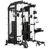 Matériel de musculation professionnel de gros, robuste : Smith Machine, Power Rack et Appareil d'entraînement multifonction 3 en 1