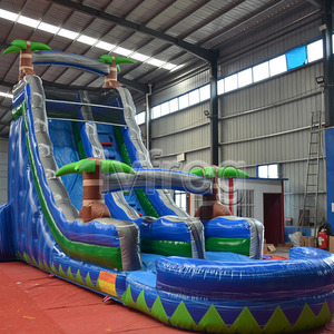 Toboggan gonflable bleu commercial Offre Spéciale d'écrasement avec le château <span class=keywords><strong>de</strong></span> glissière d'eau d'arrière-cour <span class=keywords><strong>de</strong></span> piscine pour l'amusement <span class=keywords><strong>de</strong></span> famille - Product Image 6