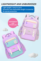Tas Ransel Anak Warna-Warni untuk Kelas 3-6, Tas Sekolah Pelindung Tulang Belakang, Mochila Escolar, Scolaire, Tas Sekolah Anak, Borsa Scolastica