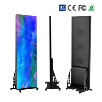 Pantalla LED para Póster a Todo Color HD de 180 Pulgadas °   Panel Plegable Todo en Uno, Señalización Digital LED para Exposiciones y Uso Comercial