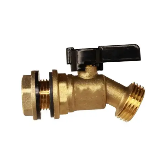 Contenitore d'acqua in ottone/barile di pioggia quarto di giro Spigot LF Compliant per barili aperti