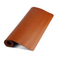 Tapis de bureau antidérapant en cuir PU, protection imperméable pour ordinateur portable et de bureau