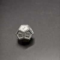 Dés de jeu à 12 faces en alliage de zinc pour jeux de rôle de table, vente en gros, OEM personnalisé pour les magasins d'articles de loisirs