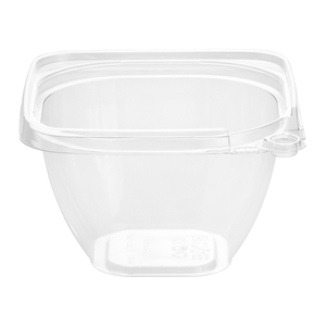 Tazón de embalaje de alimentos cuadrado desechable de 16 OZ, marca de Taiwán, bloqueo de seguridad patentado y evidencia de manipulación para ensalada de fideos fríos reciclable - Product Image 1