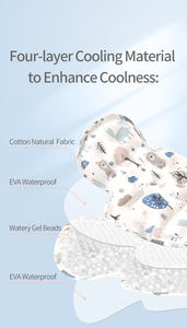 แผ่นรองนั่งสำหรับรถเข็นเด็กแผ่นระบายความร้อนที่นั่งเพื่อความปลอดภัยของเด็กแผ่นทำความเย็นอเนกประสงค์สำหรับรถเข็นเด็ก - Product Image 6