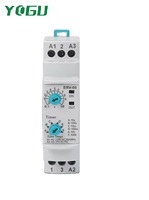 YOGU ERV-08 Relay Penunda Waktu Multi Rentang YOGU ERV-08 Relay Pengatur Waktu dengan Tombol untuk Kontrol Kabinet Distribusi Daya