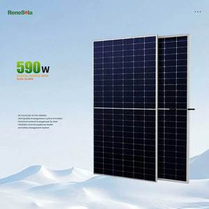 Paneles Solares Bifaciales TOPCON de 590W con Garantía de 15 Años de Rene, IP68 - Product Image 1
