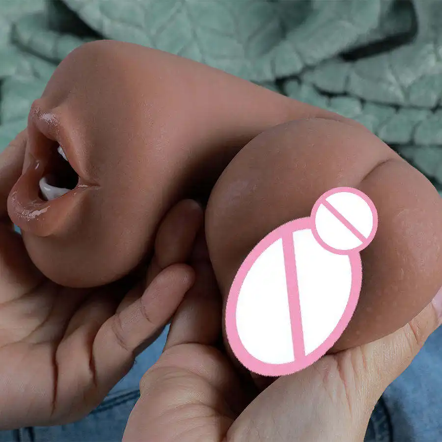 Sexuel Realistische Nieuwe Mond Vagina Anus 3 In 1 Mannelijke Masturbatie Speelgoed Kutje Voor Man Seks