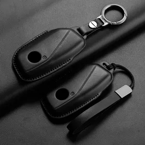 Bao đựng chìa khóa ô tô bằng da cho BMW 7 Series I7 X7 G07 LCI IX <span class=keywords><strong>i20</strong></span> X1 u11g70 G09 XM U06 g81 M3 Phụ kiện bảo vệ chìa khóa ô tô - Product Image 4