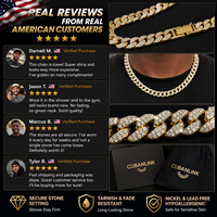 Chaîne cubaine entièrement sertie de strass et de diamants pour femmes et hommes, style hip-hop, bijoux Cadena