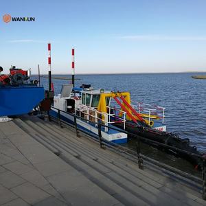 Promotion : Drague à aspiration de 6 pouces, bateau de dragage de sable portable avec moteur diesel pour le nettoyage des rivières - Product Image 3