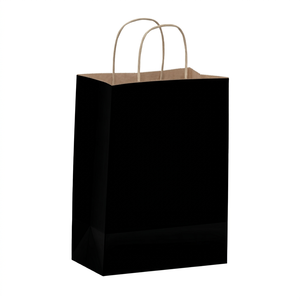 Bolsa de Papel Kraft Extra Grande Biodegradable y Ecológica, Asa de Cuerda de Algodón, Logotipo Personalizado Impreso, Bolsa de Compras Reutilizable - Product Image 1
