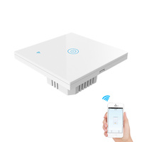 Interrupteur mural tactile intelligent Tuya ZigBee, panneau en verre standard UE, 1/2/3 voies, commande vocale via application, interrupteur domotique intelligent 220V