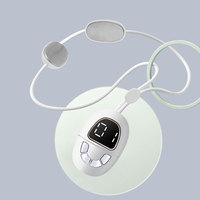 Haute qualité pendentif pratique élastique anneau boucle électrique chauffage intelligent impulsion Ems petit pendentif cou masseur