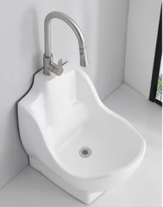 Lavabo en céramique WUDU pour le <span class=keywords><strong>lavage</strong></span> des mains et des pieds musulmans pour les hôtels du Moyen-Orient Lavabo de salle de bain - Product Image 4