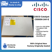 C9300X-24Y-E Nuevo y Original Switch de Red Administrado Cisco Catalyst Serie 9300X de 24 Puertos 25G SFP28 C9300X-24Y-E Envío Rápido