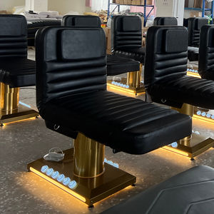 Lit de beauté électrique à bas prix, spa pour la tête, sans plomberie, lit de beauté de salon, spa coréen, lit de beauté électrique pour les pieds avec chaleur, or - Product Image 1