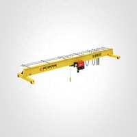 Grúa Puente Modelo HD de 3, 5, 10 y 20 Toneladas, Control Remoto, Tipo Europeo, Eléctrica, Monoviga, Grúa Aérea