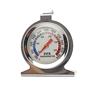 स्टेनलेस स्टील डायल ओवन थर्मामीटर ग्लास तापमान निगरानी घरेलू रसोई के लिए कस्टम ओएम समर्थन हैंग स्टैंड ओवन - Product Image 2