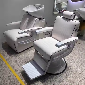 Sillón de Barbería Profesional Blanco para Hombre, Silla de Peluquería, Silla de Corte de Pelo en Venta - Product Image 6