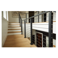 CBMMart-Balustrade en métal pour escalier, garde-corps en fer forgé et câble métallique en acier inoxydable pour balcon