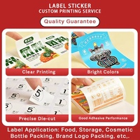 Étiquettes imprimées, autocollants d'impression, autocollants personnalisés, étiquettes de logo de marque