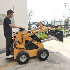 48V <strong>Battery</strong> <strong>Power</strong> Electric Loader Skid Steer Design Zero Emission Quiet Operation for Indoor Warehouse Charging System Included - Product Image 5