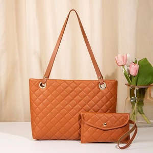New High Quality PU Leather <b>Purses</b> and Handbag Tote Bag Two-piece Suit Fashion Handbag Wholesale Casual White Bag Storage Large - Product Image 5