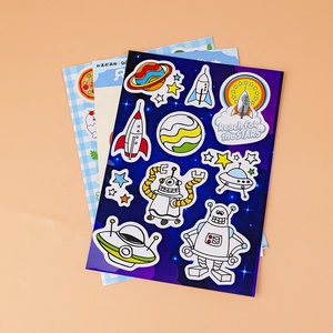 Hoja de Pegatinas Personalizadas de Fábrica con Diseño de Anime <span class=keywords><strong>Kawaii</strong></span>, Resistentes al Agua, Impresas en Vinilo Holográfico con Brillo - Product Image 5