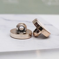 18MM 20MM 22MM 24MM 25MM Kancing Logam Mewah Berbentuk Mutiara dan Berlian Imitasi untuk Pakaian, Kancing Jahit Logam