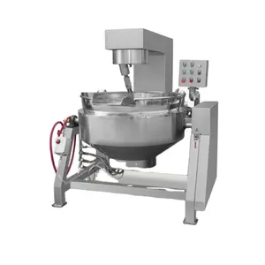 Nouveau électrique 100L-600L acier inoxydable chemisé bouilloire agitateurs traitement de la viande ferme-confiture faisant la <span class=keywords><strong>Machine</strong></span>/marmite moulin à farine - Product Image 1