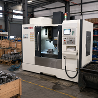 Centre d'usinage CNC VMC1160 avec moteur de broche 15KW pour la production en série de composants électroniques de dissipateurs thermiques