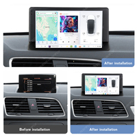 DUDUAUTO Autoradio Android pour système avec écran tactile 2K, amplificateur DSP, GPS, RGB pour Audi Q3 2011-2018 DUDU Série 2