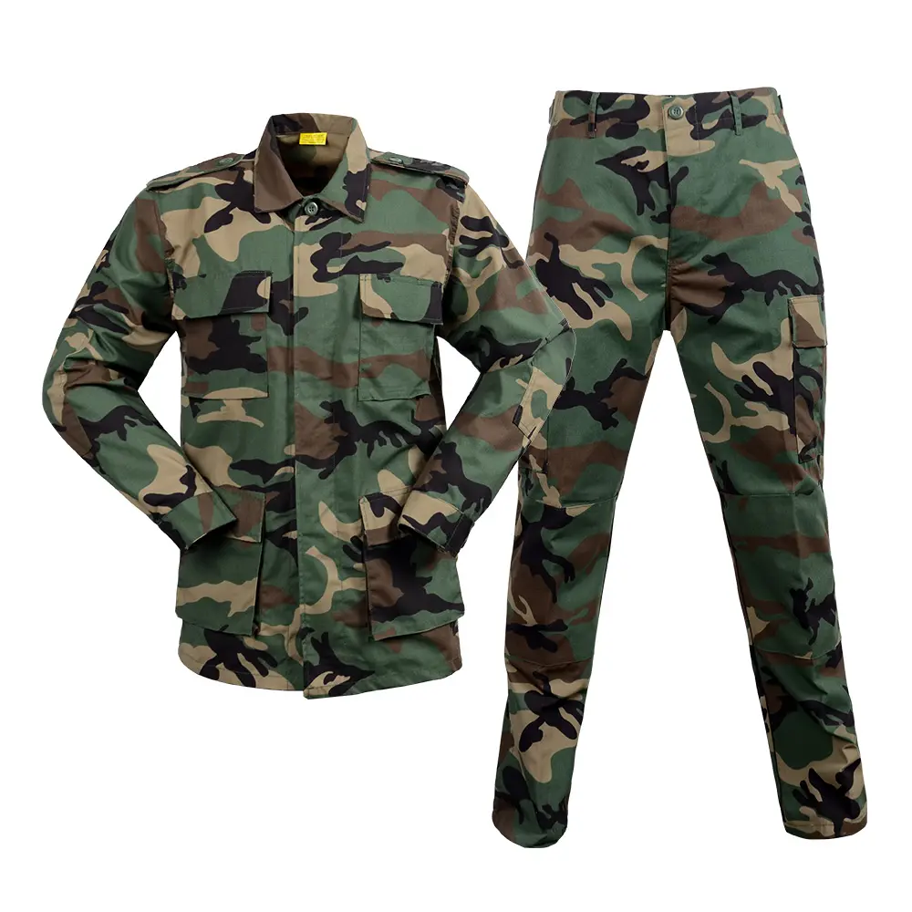 Camouflage Uniform Woodland Camo Kampf hemd Uniform Tactical Suit Kleidung CS Softair Men Arbeits kleidung Weiblich