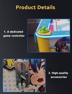 Máquina de Hockey de Aire de Lujo, Operada con Monedas, Videojuego de Gran Tamaño, Fabricantes de Mesas de Hockey de Aire para Niños, 4 Jugadores, Guangzhou - Product Image 5