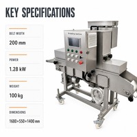 Machine industrielle de panification aux céréales pour la production de bâtonnets de mozzarella sur ligne de production en usine de transformation alimentaire