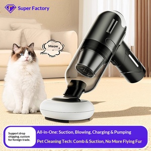 <span class=keywords><strong>Aspirateur</strong></span> de voiture sans fil, sans balais, haute puissance, réglage à deux vitesses, aspiration et soufflage, double usage, mini portable pour la maison - Product Image 4
