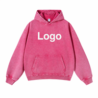 Sweat à capuche décontracté pour homme, style urbain, tendance vintage, effet vieilli, teinture cirée, en coton épais 420G, coupe oversize, manches longues