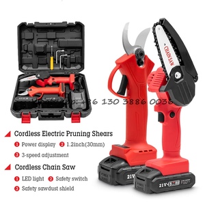 Offre Spéciale nouveaux sécateurs de jardin outils 4Ah Rechargeable sans fil <span class=keywords><strong>branche</strong></span> épaisse Lithium-ion ciseaux sécateur électrique cisailles - Product Image 6