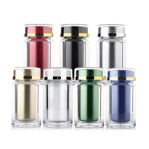 45ml Transparent Plastic Packaging Bottles with Inner Liner and Caps Medicine Container for Tablets Capsule Cod Liver Oil Health - Product Image 2