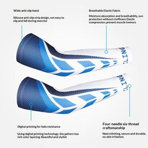 Manchon de compression anti-UV en Spandex pour cyclisme, course à pied, conduite et sports de plein air pour hommes et femmes - Product Image 5
