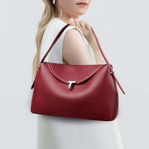 Lightweight customized high-quality leather handbag, large capacity luxury women's shoulder <b>bag</b> - Product Image 5
