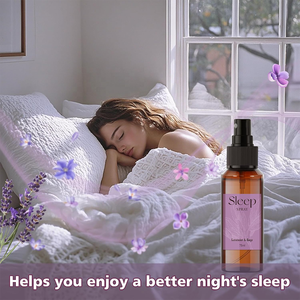 Spray d'oreiller au parfum de <span class=keywords><strong>lavande</strong></span> pure et naturelle, à base d'huiles essentielles de <span class=keywords><strong>lavande</strong></span> et de camomille, pour un sommeil profond, marque privée - Product Image 4